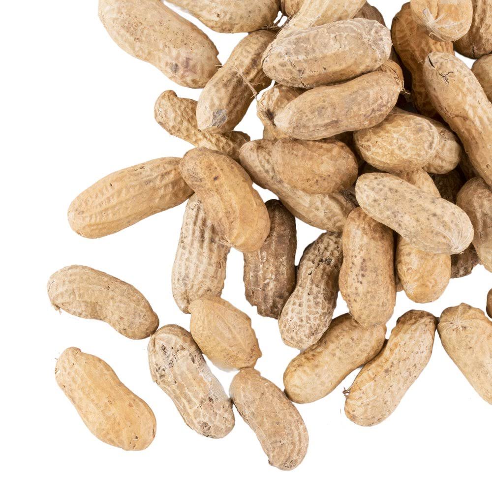 Hampton Farms 25 lb Roasted, Unsalted In-Shell Peanuts