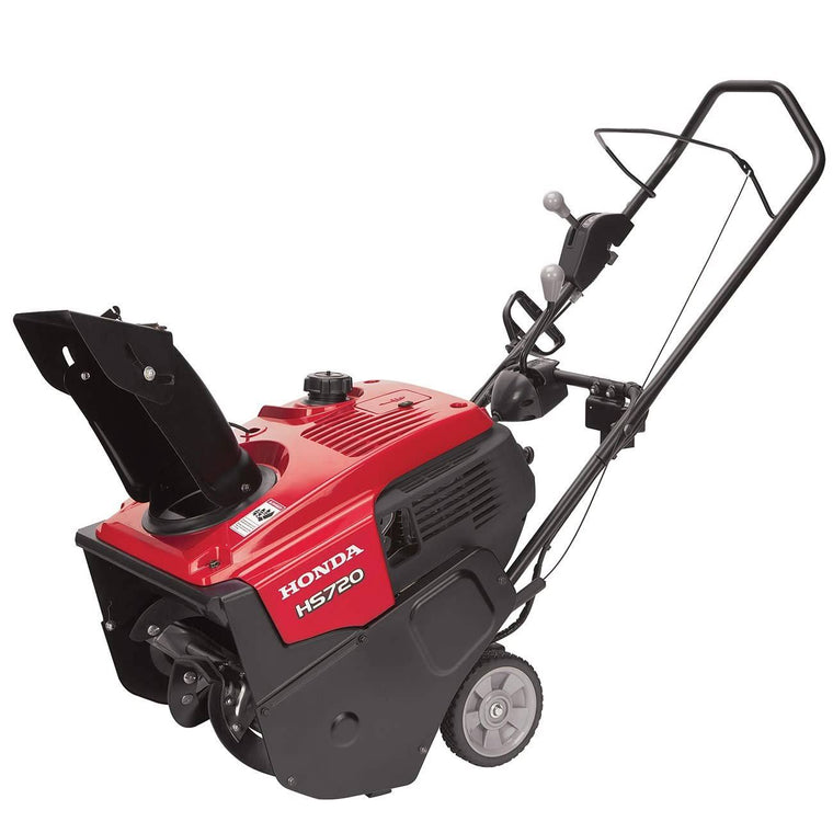 Honda HS720AS Single-Stage Snow Blower with 20-Inch Clearing Width, 187cc Engine, and Electric Start
