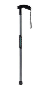 Handy Cane Walking Aid with Integrated Reacher Grabber, Small Size