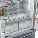 Bosch 800 Series Smart Refrigerator, 21 Cu. Ft. French Door Counter-Depth Design, Stainless Steel