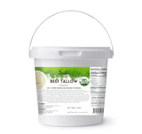 100% Pure Food-Grade Beef Tallow, Rendered from Non-GMO Beef, 7 LBS