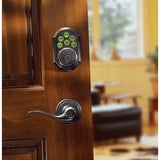 Kwikset 909 SmartCode Electronic Deadbolt with SmartKey, Satin Nickel