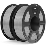 ELEGOO 4KG PLA Filament Bundle with 4pcs 1kg Spools, 1.75mm 3D Printer Filament with +/- 0.02mm Dimensional Accuracy for Most FDM Printers, Black White Dark Blue True Red