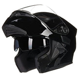ILM Model 902 Modular Motorcycle Helmet with Flip-Up Full-Face Design, Dual Visors, DOT Certification, and 6 Colors