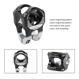 ZIZEV Aluminum Alloy Bike Handlebar Stem, 31.8mm Replacement Stem for Fixed-Gear Bicycles