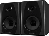 Behringer Studio 50USB Pair of 150W Bi-Amped Reference Monitor Speakers with USB Input and High-Resolution Audio