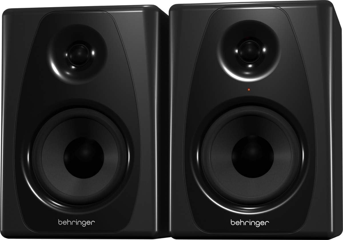 Behringer Studio 50USB Pair of 150W Bi-Amped Reference Monitor Speakers with USB Input and High-Resolution Audio