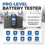 TOPDON BT300P 12V/24V Car Battery and Alternator Tester for 100-2000CCA Lead-Acid Batteries, Featuring Load Testing, Built-In Printer, Spark-Free Metal Clamps and Automatic Reverse Polarity Protection