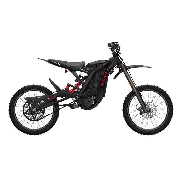 Segway X160 Black Dirt Ebike for Off-Road Riding