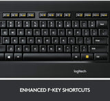 Logitech K800 Wireless Illuminated Keyboard with Backlighting, Fast Charging and Dropout-Free 2.4GHz Connection