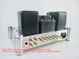 Reisong A10 EL34 Hi-Fi Stereo Tube Amplifier with Single-Ended Class A Design