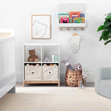 GAP babyGap Tate 4-in-1 Convertible Crib, GREENGUARD Gold Certified, Bianca White and Natural