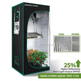Mars Hydro TS 600W LED Grow Light for 2×2 ft Areas, Sunlike Full-Spectrum Lamp