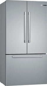 Bosch 800 Series Smart Refrigerator, 21 Cu. Ft. French Door Counter-Depth Design, Stainless Steel