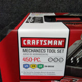 Craftsman 450-Piece Mechanics Tool Set for Comprehensive Repairs and Maintenance