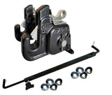 Pats Easy Change Quick Hitch System with Stabilizer Bar, Flexible and Durable, CAT #1, Green