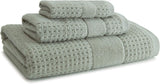 Misty Sage Turkish Hammam Towel Collection by Kassatex, Two 3-Piece Sets