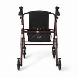 Medline Basic Steel Rollator for Everyday Mobility Support