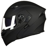 ILM Model 902 Modular Motorcycle Helmet with Flip-Up Full-Face Design, Dual Visors, DOT Certification, and 6 Colors