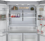Bosch 800 Series Smart Refrigerator, 21 Cu. Ft. French Door Counter-Depth Design, Stainless Steel