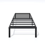 14-Inch Full Platform Bed Frame, Heavy-Duty Metal Mattress Foundation with Underbed Storage, No Box Spring Required, Easy Assembly and Noise-Free Support