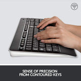 Logitech K800 Wireless Illuminated Keyboard with Backlighting, Fast Charging and Dropout-Free 2.4GHz Connection