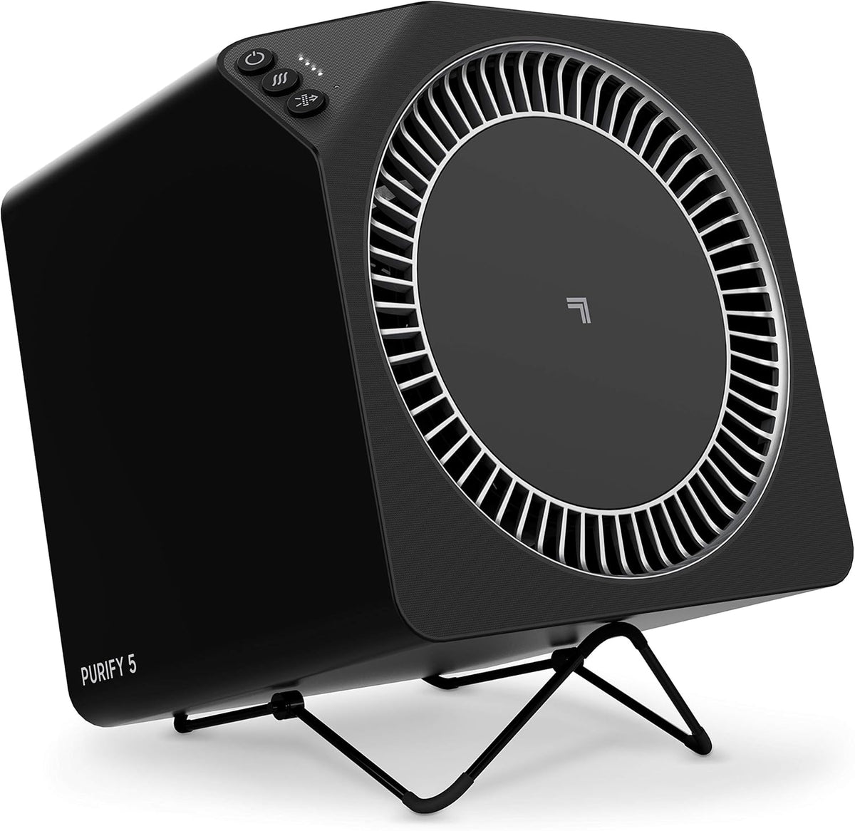 Sharper Image PURIFY 5 True HEPA Air Cleaner with 4 Speed Settings for Home, Office or Bedroom, Black