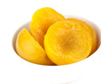 Jake Amos JA Peach Halves, 12 Cans, 33 oz Each, 445950, Priced per Case