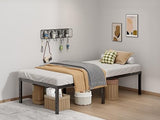 14-Inch Full Platform Bed Frame, Heavy-Duty Metal Mattress Foundation with Underbed Storage, No Box Spring Required, Easy Assembly and Noise-Free Support