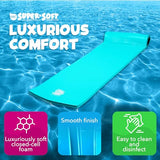 TRC Recreation Foam Pool Float, 1.25-Inch Floating Water Lounger for Swimming and Splashing