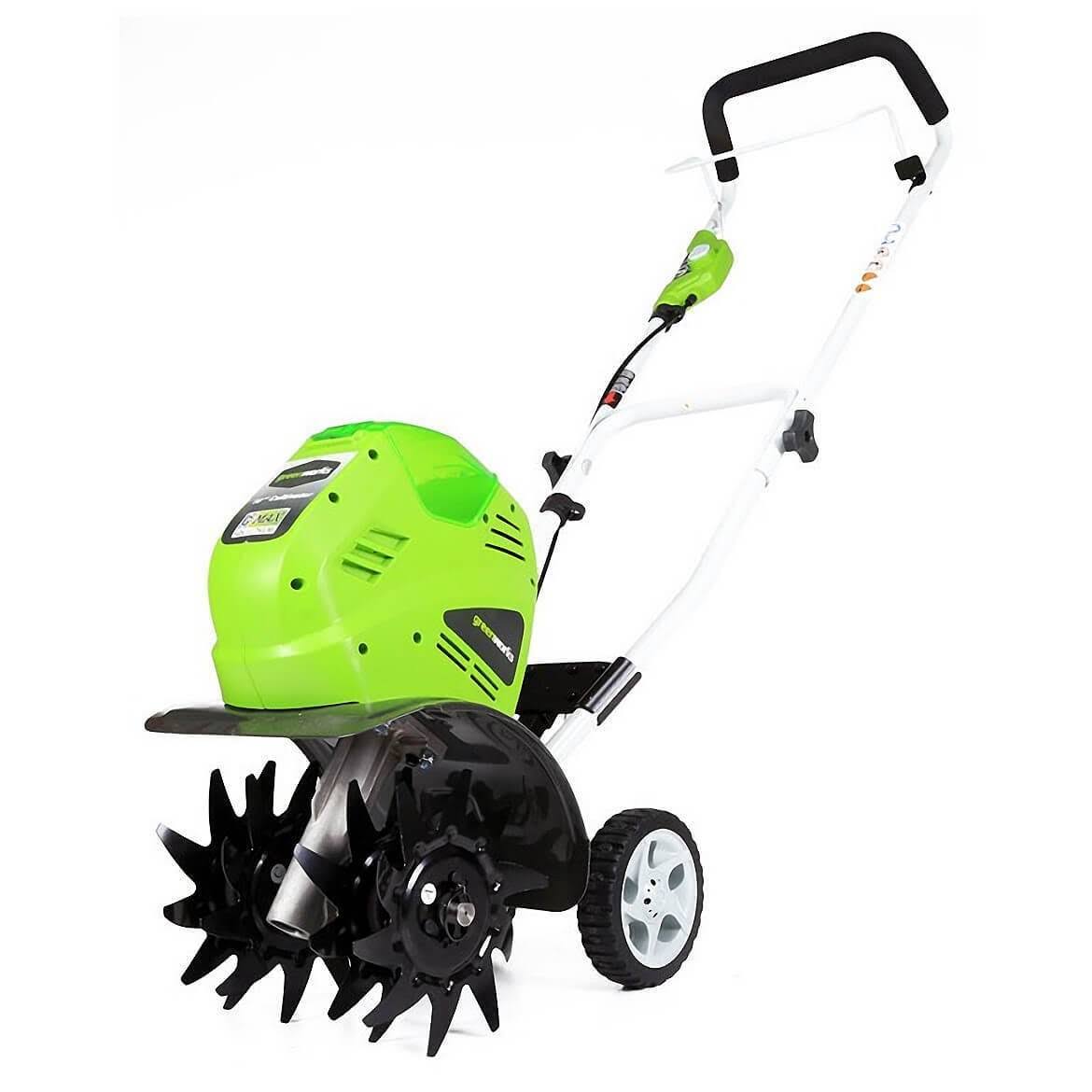 Greenworks G-Max 40V Cordless Cultivator with 10 in. Tilling Width, Model 27062