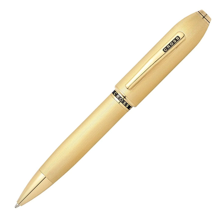 Cross Peerless 125 Ballpoint Pen Featuring 23KT Gold-Plated Finish