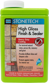 STONETECH High-Gloss Finish and Sealer, 1 Quart / 32oz (946ml) Bottle