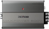 Kenwood KAC-M3001 600W Class D Monoblock Amplifier, Compact Digital Design for Car, ATV and Marine Use