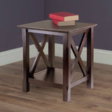Cappuccino Xola Console Table by Winsome, Designed with 2 Drawers