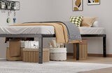14-Inch Full Platform Bed Frame, Heavy-Duty Metal Mattress Foundation with Underbed Storage, No Box Spring Required, Easy Assembly and Noise-Free Support