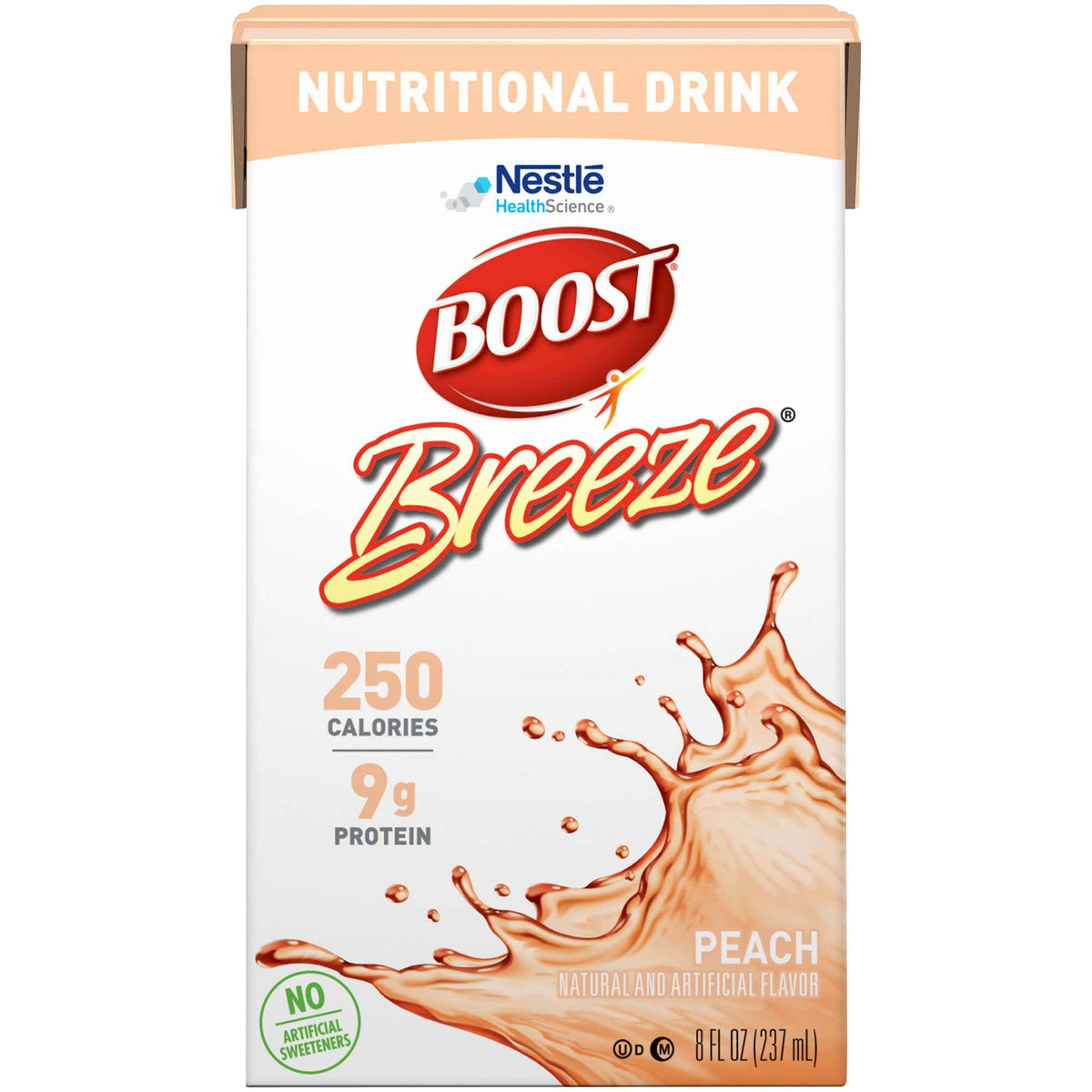 Boost Breeze Peach, 8 oz, Case of 27