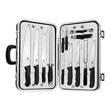 Victorinox Fibrox Pro Competition BBQ Set, 7-Piece Natural and Black