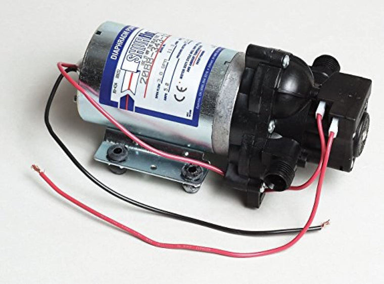 Shurflo 2088-343-135 Automatic-Demand Diaphragm Pump, 12VDC, 45 PSI, 3.0 GPM, Viton Valves, Santoprene Diaphragm, Self-Priming, 10 Amps Maximum, 1/2-14 NPSM Port