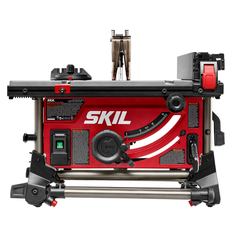 SKIL Jobsite Table Saw with Integrated Foldable Stand, 10-Inch Blade, 15 Amp Motor and 25-1/2-Inch Rip Capacity