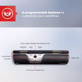 Contour Design RollerMouse Red Wireless Ergonomic Mouse with 2.4 GHz Connectivity, Ambidextrous Control for Mac and PC Laptops or Desktops