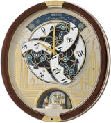 SEIKO Swarovski Melody in Motion Wall Clock, 2019 Edition, Model QXM382BRH