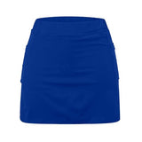 Womens High-Waisted Golf Skort with Built-In Shorts, Pockets and Tummy Control, Plus-Size Tennis Skirt