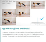 Plankpad PRO Balance Board Core Trainer with iOS and Android Gaming App, Full-Body Fitness and Workout Exercise Equipment