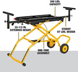 DWX726 Miter Saw Stand with Wheels