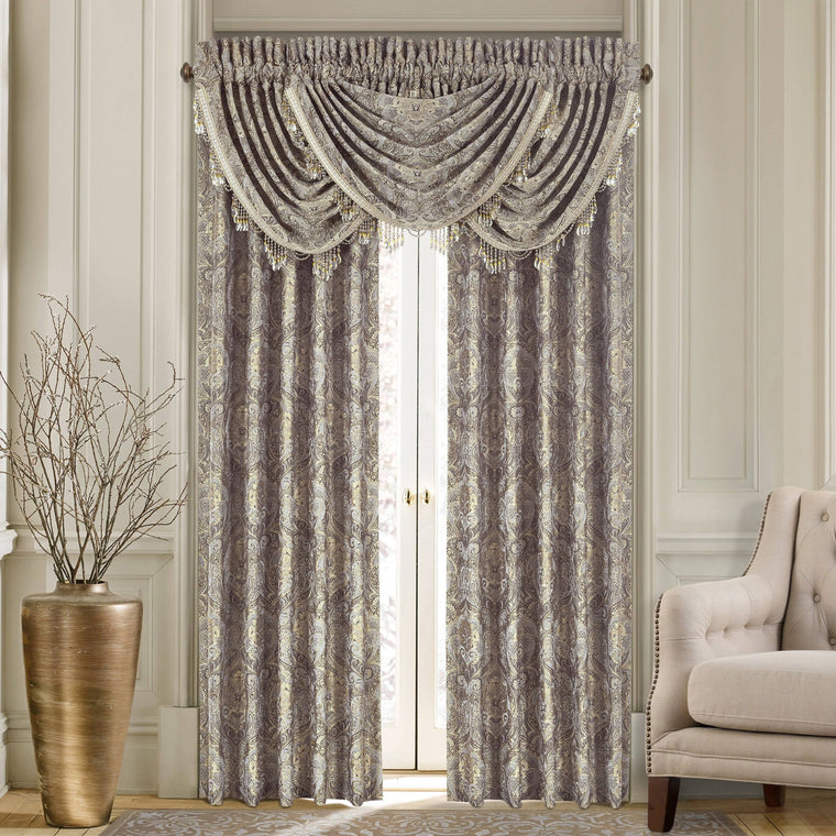 J Queen New York Provence Stone Waterfall Valance