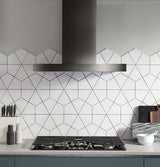 GE 36-Inch Convertible Range Hood in Black Stainless Steel