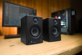 PreSonus AudioBox 96 Studio Recording Bundle with Eris 4.5 BT Bluetooth Monitor Pair, Studio One Artist Software, 1/4-in Instrument Cable, Blue or Black Interface