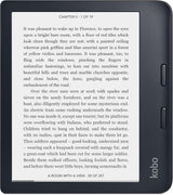 Kobo Libra 2 eReader with 7 Glare Free Touchscreen, 32GB Storage, Waterproof Design, WiFi and Carta E Ink Technology, Black