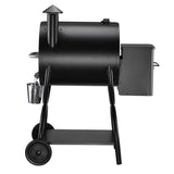 Black Z Grills ZPG-550A Wood Pellet Grill and Smoker, 590 Sq. in. Cooking Area with 7-in-1 BBQ Functionality